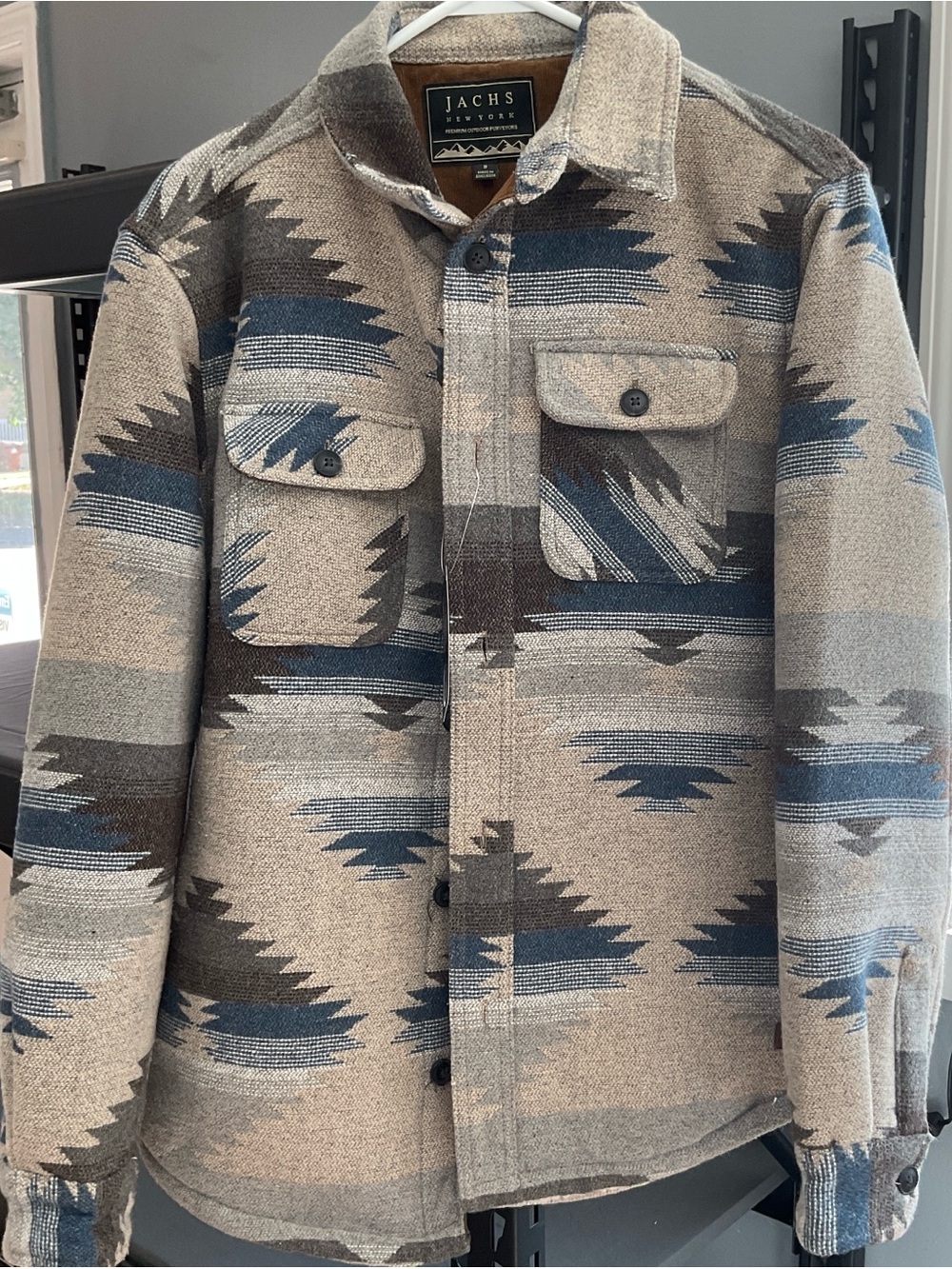 JACHS New York Sherpa-Lined Shacket Jacket
